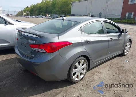2013 Hyundai Elantra Limited из США, поврежденный, VIN 5NPDH4AE7DH309405